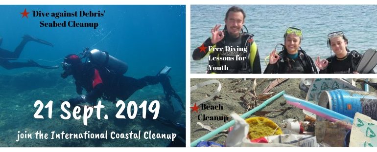 21.9.2019 – MarLitCy in Agia Napa for the International Coastal Cleanup