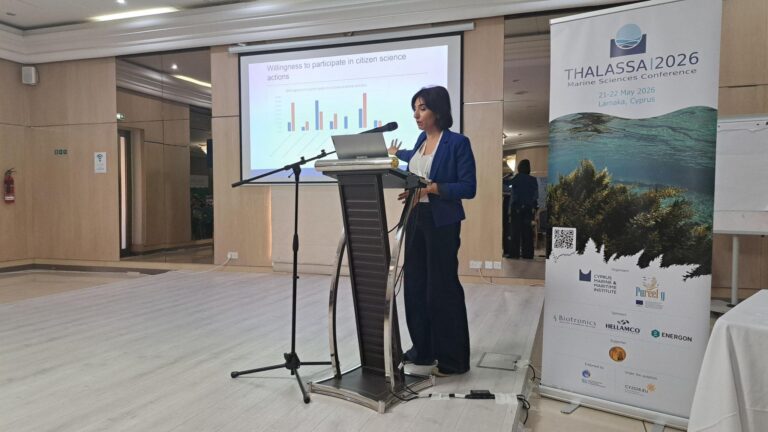 AKTI presentation at THALASSA 2026 on SeaTecHub sustainable blue economy findings